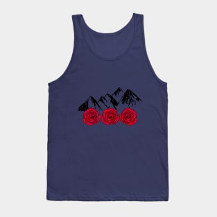 Roses and Mountains Tank Top